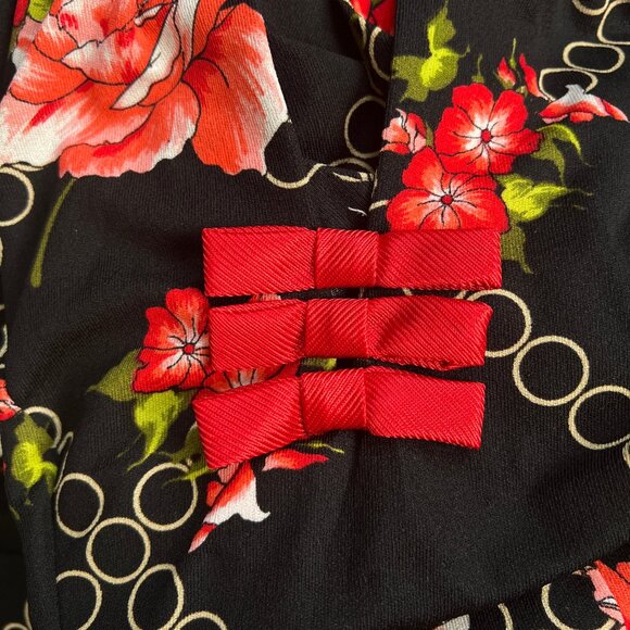 Vintage 1970s Handmade Maxi Dress Romantic Floral Print Wedding Guest 70s 70's - Picture 4 of 8